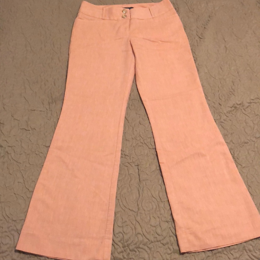 Linen wide leg pants